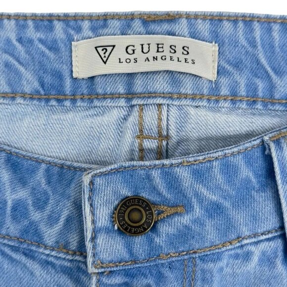 Guess - Tomboy Distressed Button Fly Jeans – Size 28 - NWT - Picture 7 of 11